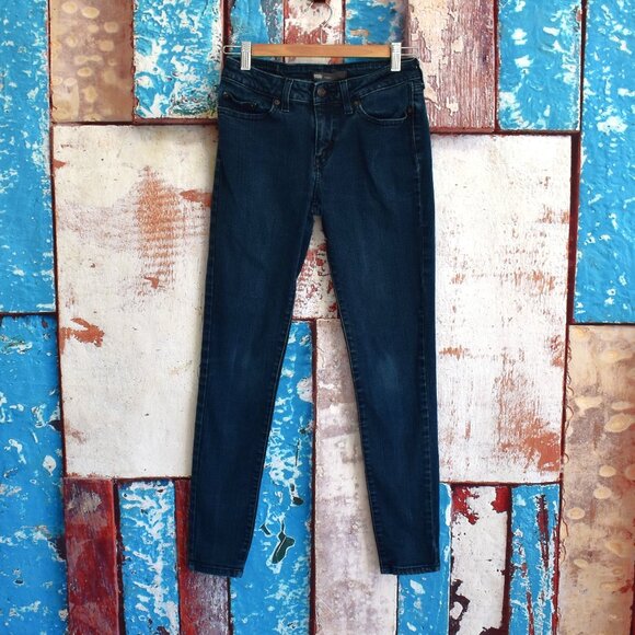 Women's Levi's Legging Jeans Low Rise Skinny SIZE W29 Dark Wash PRE-OWNED - Picture 1 of 9